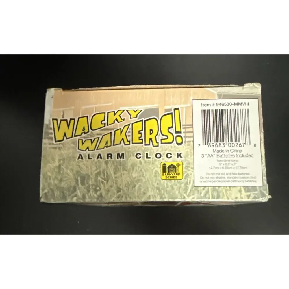 Wacky Wakers Wake Up With The Sound of A Rooster Alarm Clock Cock A Doodle Doo